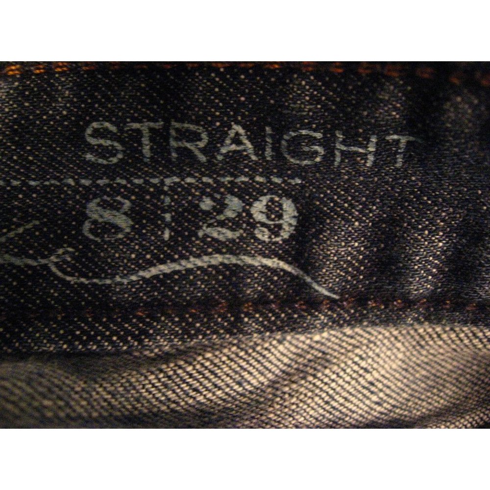 Vintage Levis Straight Womens Jeans 8L Blue Denim 8/29 WLP 423 - Picture 7 of 11